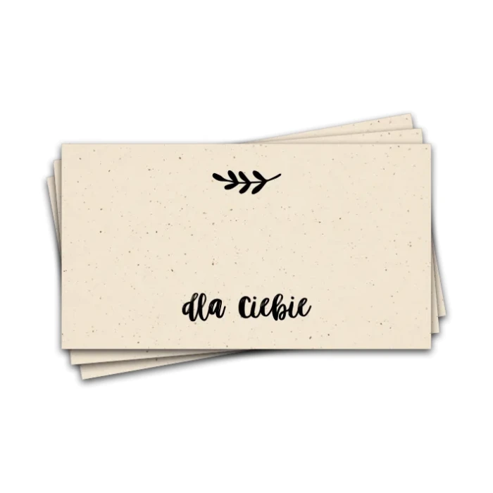 Kartoniki do bransoletek 5x9 beżowe dla CIebie.webp