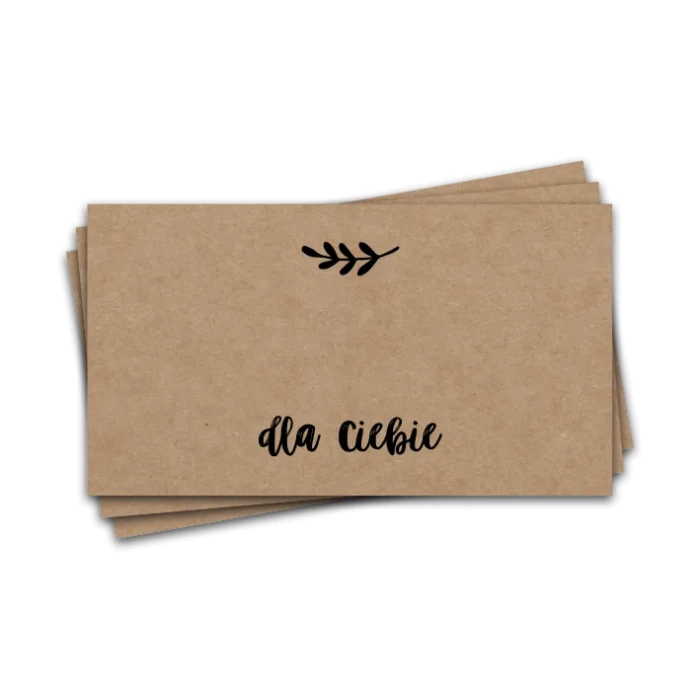 Kartoniki do bransoletek 5x9 kraft dla CIebie.webp