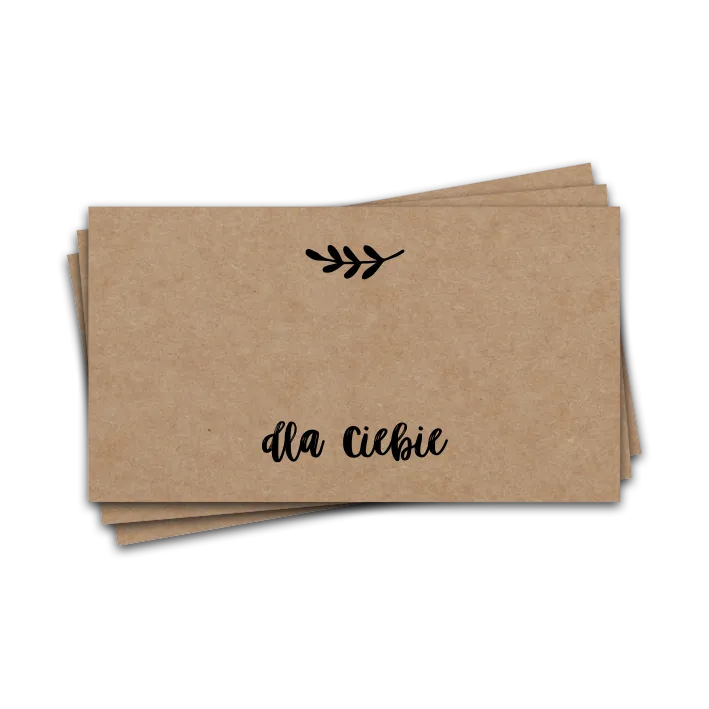Kartoniki do bransoletek 5x9 kraft dla CIebie.webp