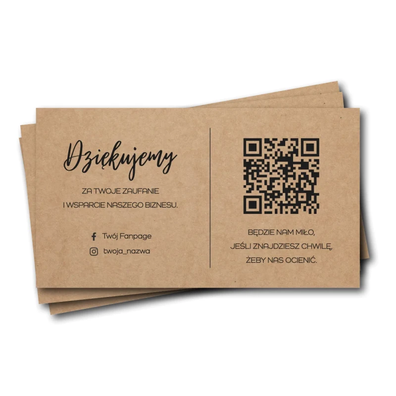 Podziękowanie z qr kodem 1 kraft.webp