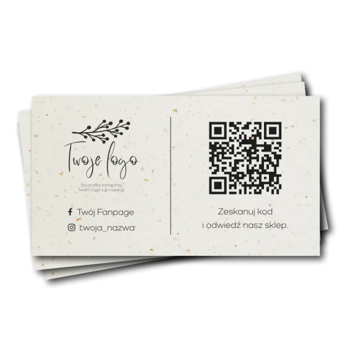 Wizytówki z kodem QR i logo coffee paper reflex 2.webp