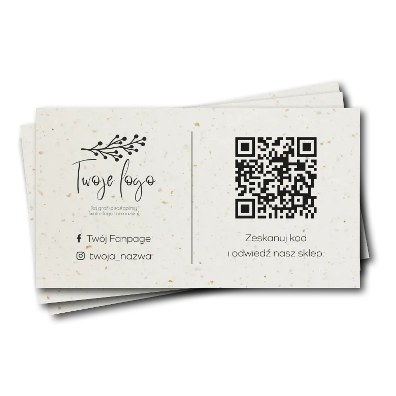 Wizytówki z kodem QR i logo coffee paper reflex 2.webp