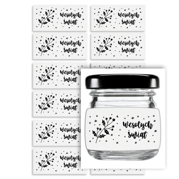 naklejki 2,5x5cm świąteczne białe 1.webp