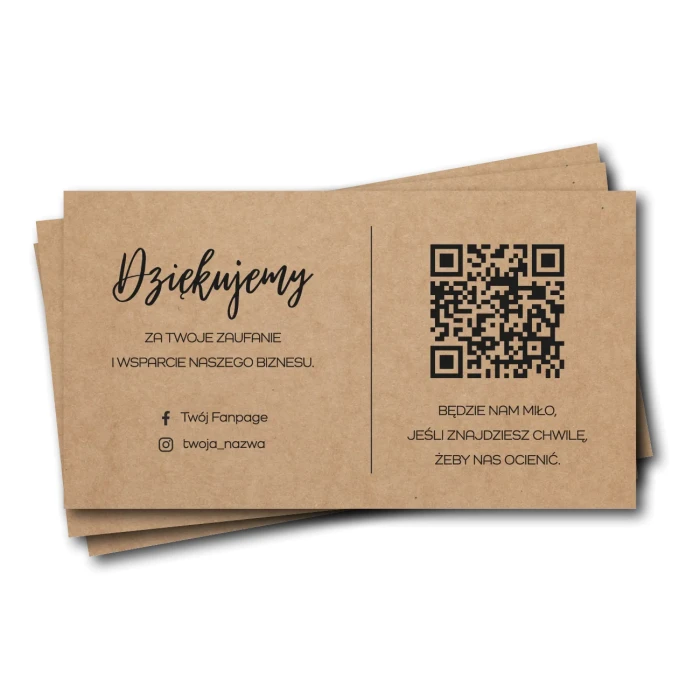 Podziękowanie z qr kodem 1 kraft.webp