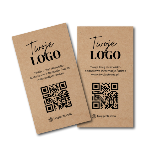 wizytówki pionowe 90x50 kraft z kodem QR i logo.png